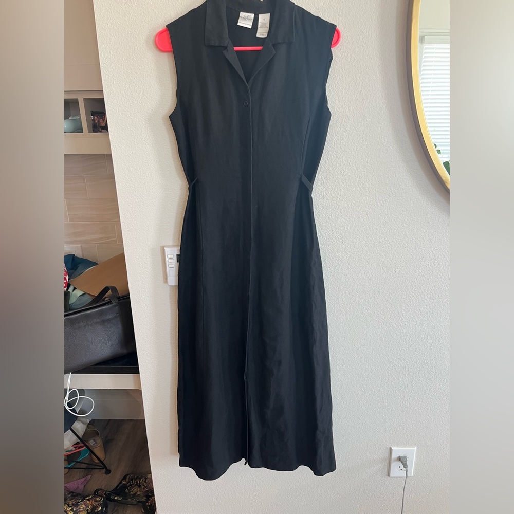 Emma James Linen Buttondown Dress